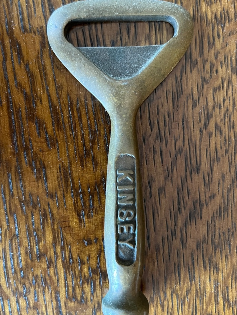 KINSEY Brass Bottle Opener - Solid Vintage Style